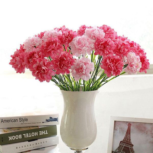 decorative flowers & wreaths 5pcs of silk carnation 50cm artificial elegant bouquet for mother's valentine gift birthday party garden r
decorative flowers & wreaths 5pcs of silk carnation 50cm artificial elegant bouquet for mother's valentine gift birthday party garden r
