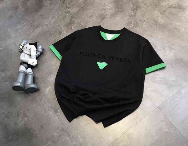 brand bottegas luxury venetas's 2022 summer new fake two piece t-shirt with flocked letters on the chest, White;black
brand bottegas luxury venetas's 2022 summer new fake two piece t-shirt with flocked letters on the chest, White;black