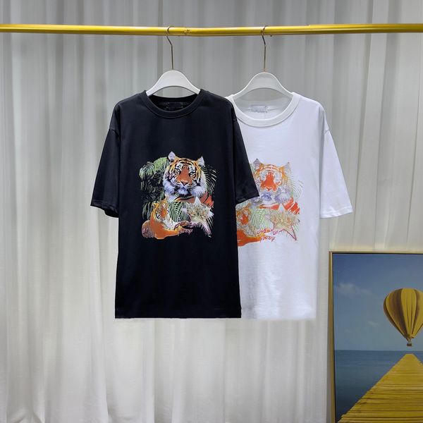 22ss men women couples cartoon tiger printed tee summer classic high-end short sleeve teenager casual simple fashion breathable high street, White;black
22ss men women couples cartoon tiger printed tee summer classic high-end short sleeve teenager casual simple fashion breathable high street, White;black