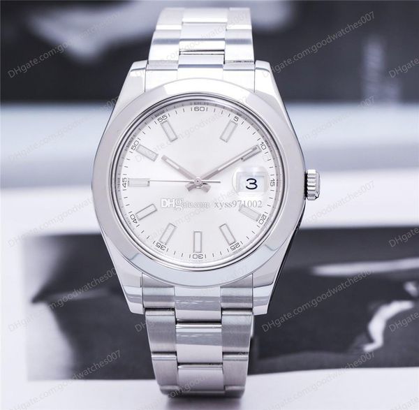 bp factory watch 2813 automatic mechanical men's exquisite watches 41mm white luxury dial fashion stainless steel strap selling watch 1, Slivery;brown
bp factory watch 2813 automatic mechanical men's exquisite watches 41mm white luxury dial fashion stainless steel strap selling watch 1, Slivery;brown