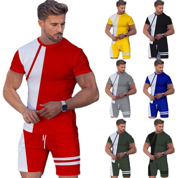 summer 3d trendy loose sports tracksuits for mens fitness short sleeve t-shirts and drawstring shorts casual 2 piece sets 2238, Gray
summer 3d trendy loose sports tracksuits for mens fitness short sleeve t-shirts and drawstring shorts casual 2 piece sets 2238, Gray