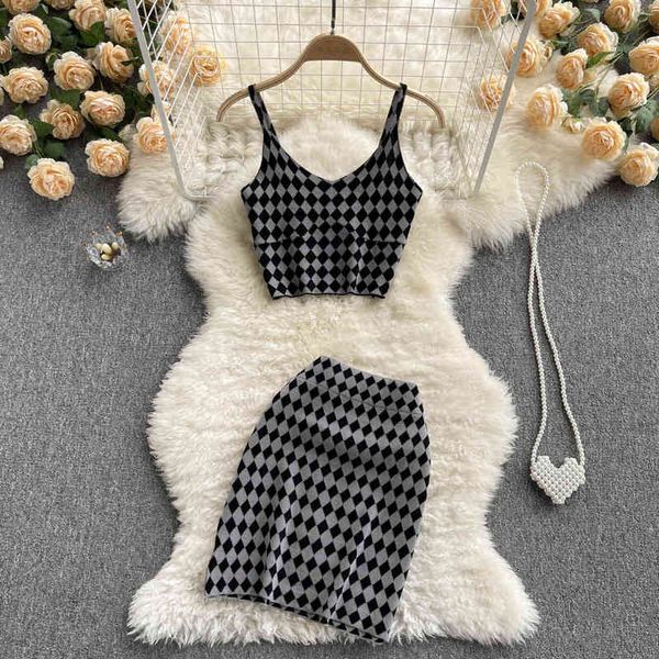 two piece dress age reducing small suit 2022 women's suspender vest short versatile ling lattice skirt two piece set fashion ic6s, White
two piece dress age reducing small suit 2022 women's suspender vest short versatile ling lattice skirt two piece set fashion ic6s, White