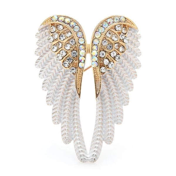 classic rhinestone angel wings pins brooches 3 colors 2022 sparkling jewelry gift feather designer brooch ab839, Gray
classic rhinestone angel wings pins brooches 3 colors 2022 sparkling jewelry gift feather designer brooch ab839, Gray