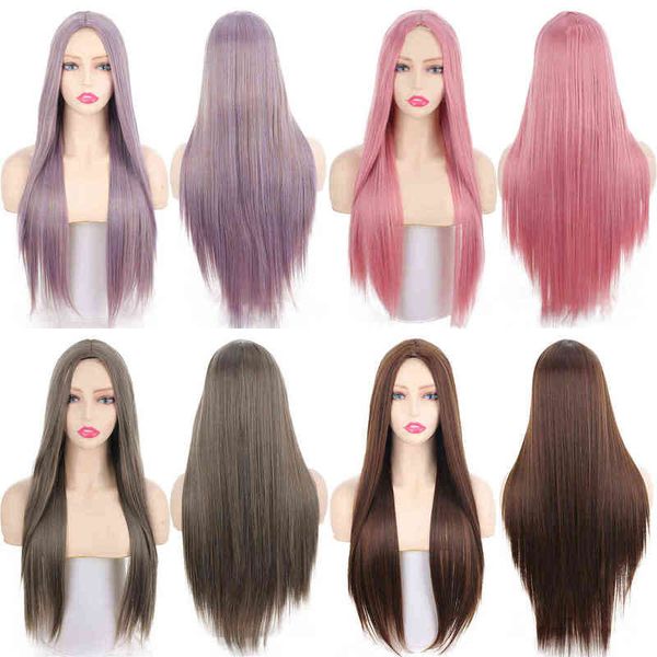 synthetic long straight black middle part wig heat-resistant fiber two-tone cosplay party/daily for women 220622
synthetic long straight black middle part wig heat-resistant fiber two-tone cosplay party/daily for women 220622