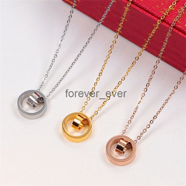 2022 dual circle pendant necklaces rose gold silver color love necklace for women vintage collar costume jewelry with box set
2022 dual circle pendant necklaces rose gold silver color love necklace for women vintage collar costume jewelry with box set