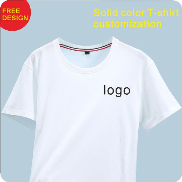 high-end custom t-shirt pure cotton short-sleeved embroidery diy printing to map custom-made custom team clothes overalls 220609, White;black
high-end custom t-shirt pure cotton short-sleeved embroidery diy printing to map custom-made custom team clothes overalls 220609, White;black