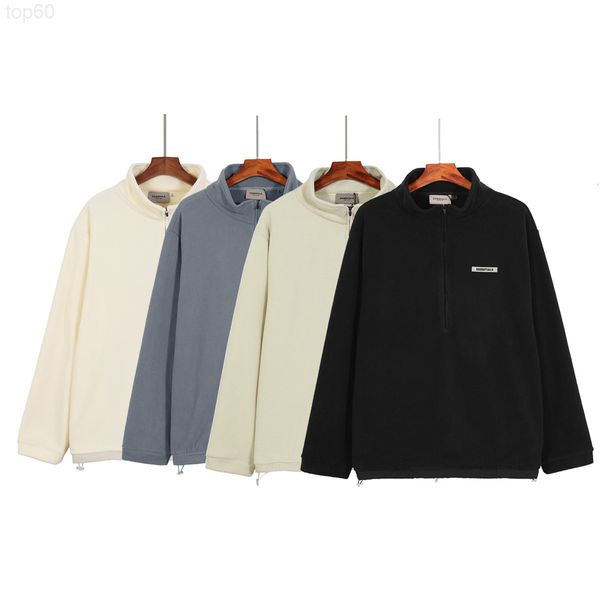 men's hoodies & sweatshirts designer gaojiechao brand new stand collar simple loose cashmere men's and women's half zipper sw, Black
men's hoodies & sweatshirts designer gaojiechao brand new stand collar simple loose cashmere men's and women's half zipper sw, Black
