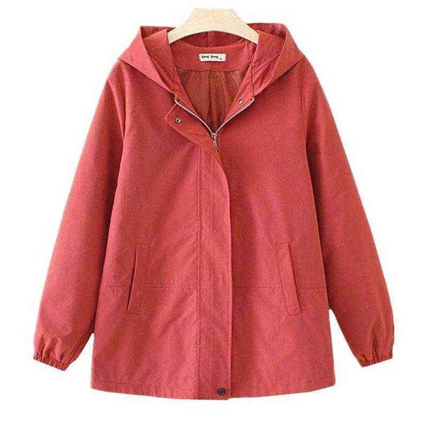 women's trench coats jackets 2021 autumn windbreaker famale hooded jacket casual basic coat loose plus size 4xl outerwear female t2208, Tan;black
women's trench coats jackets 2021 autumn windbreaker famale hooded jacket casual basic coat loose plus size 4xl outerwear female t2208, Tan;black