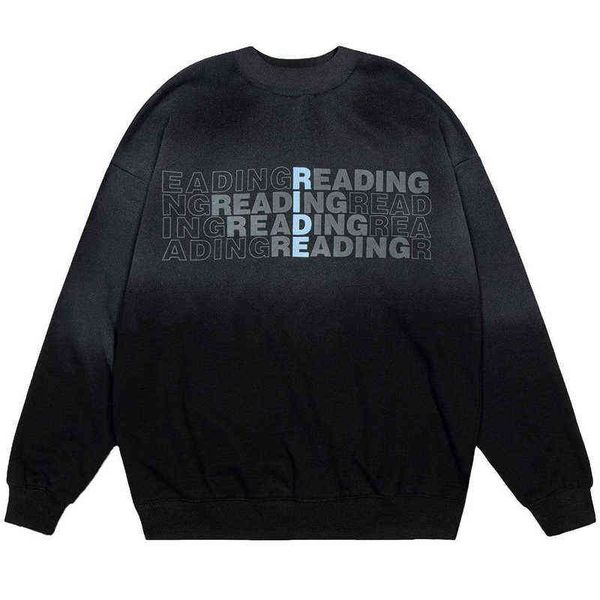 2021 japanese street handwritten letters print distressed sweatshirt t220726, Black
2021 japanese street handwritten letters print distressed sweatshirt t220726, Black