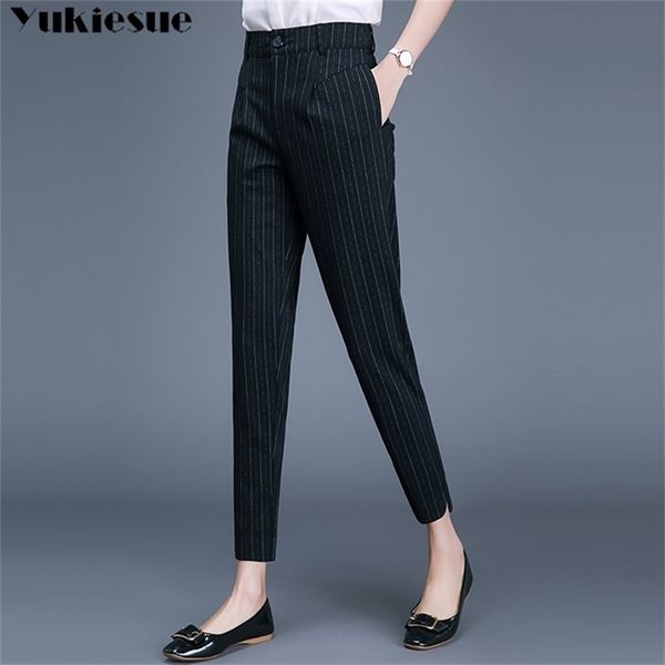 streetwear summer striped women s pants female high waist office work harem pants capris for women trousers woman plus size 210412, Black;white
streetwear summer striped women s pants female high waist office work harem pants capris for women trousers woman plus size 210412, Black;white