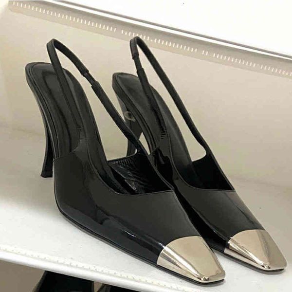 sandals high heels women's thin fashion autumn metal small square head with a word buckle back shoes r3u9, Black
sandals high heels women's thin fashion autumn metal small square head with a word buckle back shoes r3u9, Black