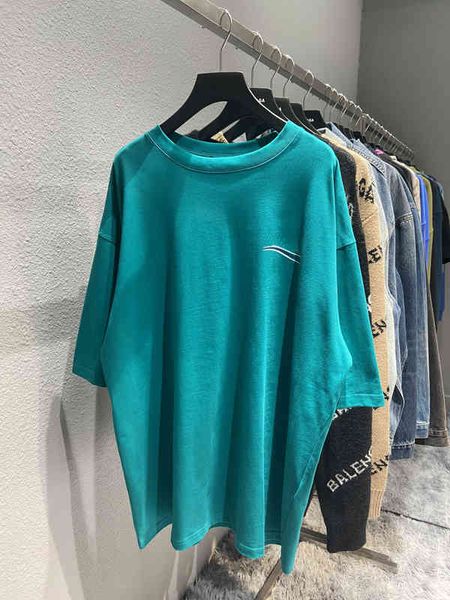 luxury brand t shirt paris b home 22s spring and summer classic wave environmental protection cola embroidered letters loose, White;black
luxury brand t shirt paris b home 22s spring and summer classic wave environmental protection cola embroidered letters loose, White;black