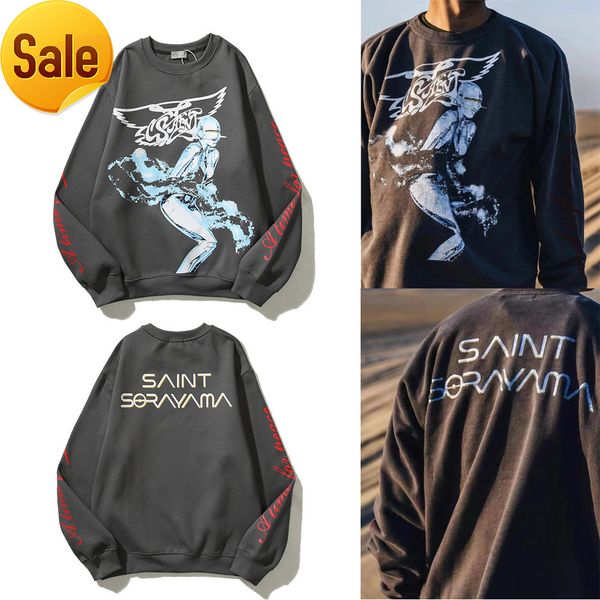 2022 fashion brand design men and women style factory direct sales robot street round neck leisure sleeve t-shirt coat, Black
2022 fashion brand design men and women style factory direct sales robot street round neck leisure sleeve t-shirt coat, Black