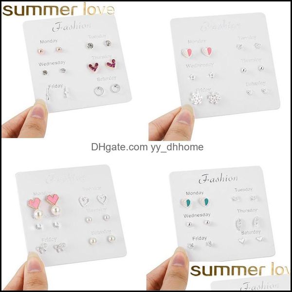 charm earrings jewelry one week cute stud set lovely star leaf heart for girls women kids 6 pairs/set exquisite daily party weddings gift dr, Golden
charm earrings jewelry one week cute stud set lovely star leaf heart for girls women kids 6 pairs/set exquisite daily party weddings gift dr, Golden