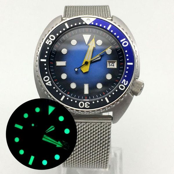 wristwatches abalone steel case sterile dial 45mm diving mechanical watch men's automatic nh35 movement 4 o'clock adjustment head, Slivery;brown
wristwatches abalone steel case sterile dial 45mm diving mechanical watch men's automatic nh35 movement 4 o'clock adjustment head, Slivery;brown