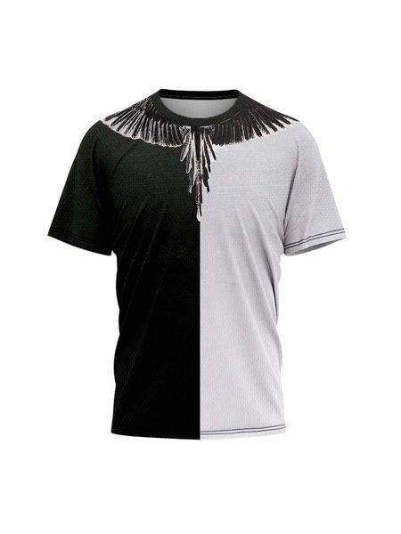 extended sizes men colorblock graphic print t-shirt g4oo#, White;black
extended sizes men colorblock graphic print t-shirt g4oo#, White;black
