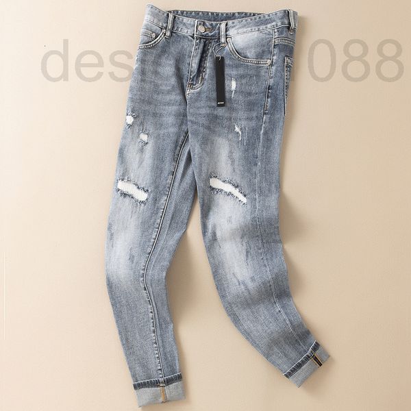 men's jeans designer ripped jeans men's fashion slim fit feet 2022 spring and summer new korean pants 3awl, Blue
men's jeans designer ripped jeans men's fashion slim fit feet 2022 spring and summer new korean pants 3awl, Blue