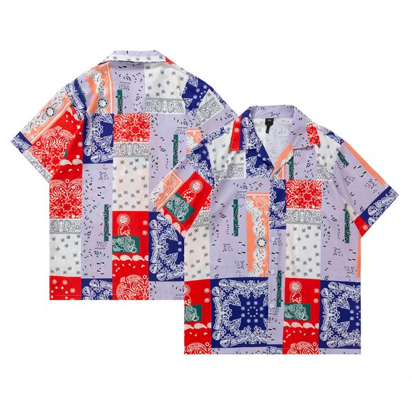 22ss europe usa spring summer men beach tee casual silk paisley bandanna shirt women cool short sleeve t shirt, Black;brown
22ss europe usa spring summer men beach tee casual silk paisley bandanna shirt women cool short sleeve t shirt, Black;brown