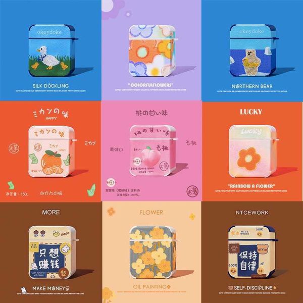 earphone leather case airplads 2 3 pro, with art printed flowers, duck, peach, flower fragments, and
earphone leather case airplads 2 3 pro, with art printed flowers, duck, peach, flower fragments, and
