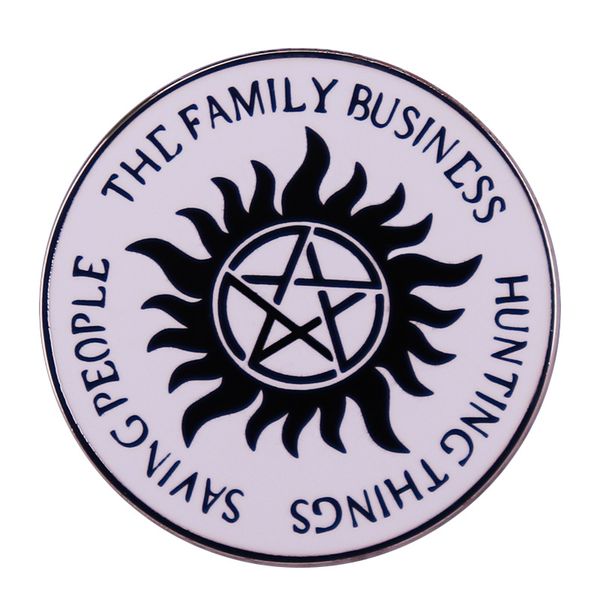 the family business hunting things saving people pin supernatural brooch button badge, Blue
the family business hunting things saving people pin supernatural brooch button badge, Blue