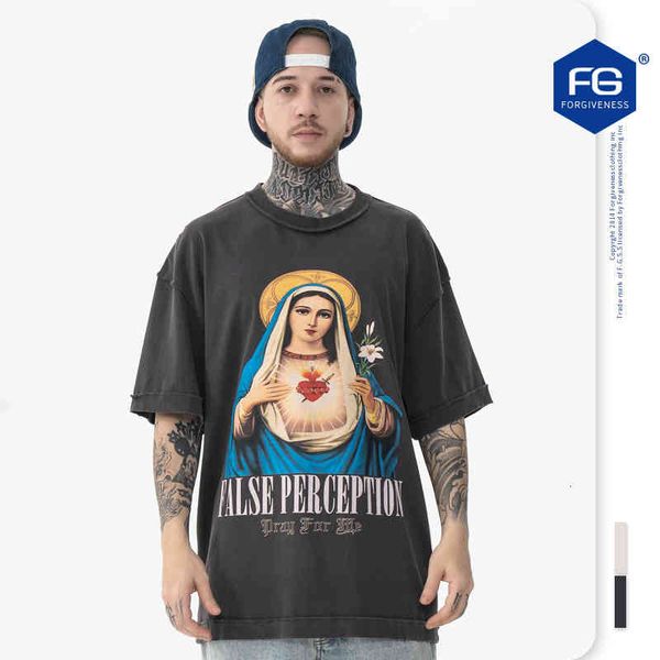men's t-shirts fg men's wear spring and summer fashion brand heartbroken virgin printed washed used short sleeve t-shirt men axiu, White;black
men's t-shirts fg men's wear spring and summer fashion brand heartbroken virgin printed washed used short sleeve t-shirt men axiu, White;black