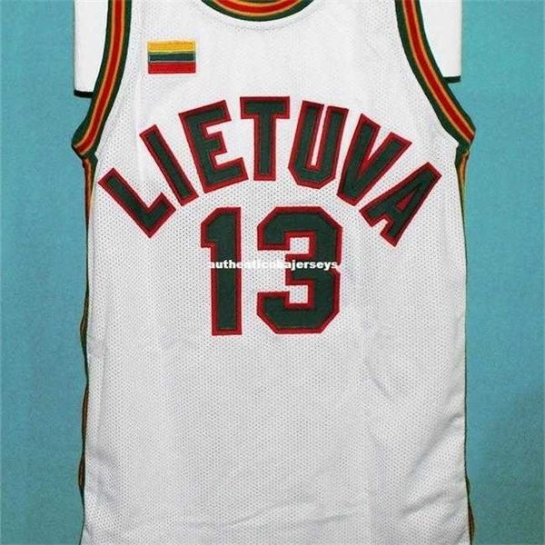 sjzl98 sarunas marciulionis #13 lithuania basketball jersey lietuva new sewn any mens jerseys, Black
sjzl98 sarunas marciulionis #13 lithuania basketball jersey lietuva new sewn any mens jerseys, Black