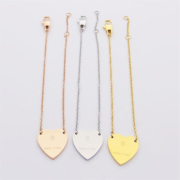 never fade easy chic big heart love chain bracelet bangle rose gold silver 316l stainless steel inlaid ceramic letter jewelry wome228r, Black
never fade easy chic big heart love chain bracelet bangle rose gold silver 316l stainless steel inlaid ceramic letter jewelry wome228r, Black