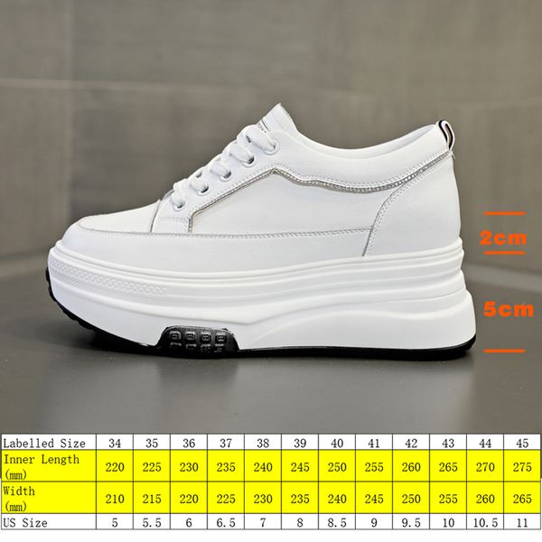 7cm platform wedge sneakers women shoes genuine leather spring autumn leisure shoes for female summer shoes breathable, Black;yellow
7cm platform wedge sneakers women shoes genuine leather spring autumn leisure shoes for female summer shoes breathable, Black;yellow
