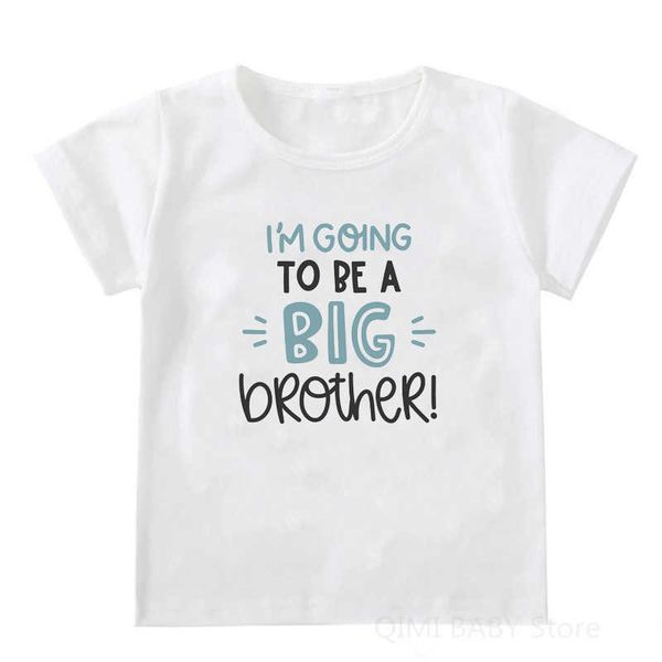 im going to t-shirt be a big brother sister summer childrens short-sleeved casual kids t shirt clothes trendy tee, Blue
im going to t-shirt be a big brother sister summer childrens short-sleeved casual kids t shirt clothes trendy tee, Blue