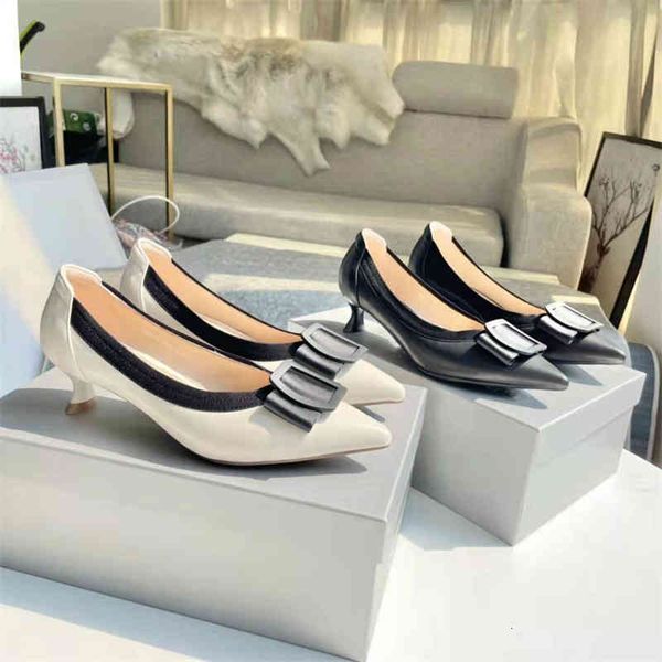 sandals women's shoes real sheepskin comfortable high heels women's non tired feet pointed thick professional work, Black
sandals women's shoes real sheepskin comfortable high heels women's non tired feet pointed thick professional work, Black