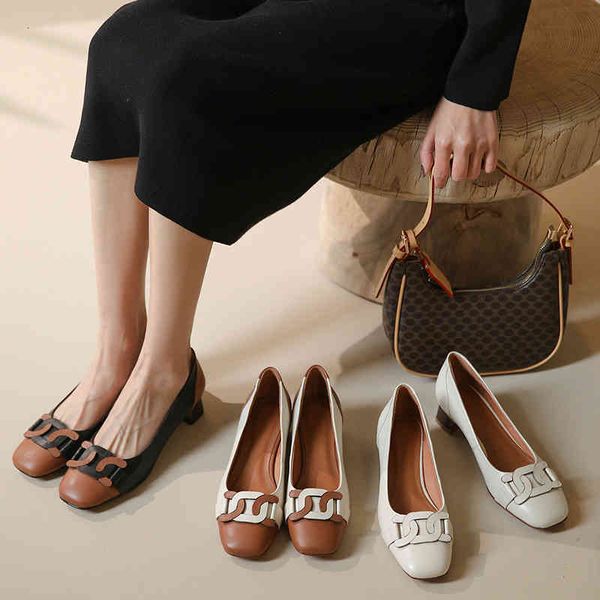 sandals round head thick heel color matching metal decorative single shoes autumn winter simple korean version comfortable commuting sweet e, Black
sandals round head thick heel color matching metal decorative single shoes autumn winter simple korean version comfortable commuting sweet e, Black