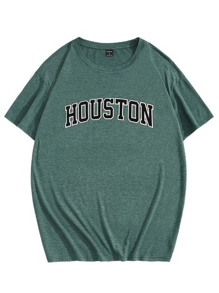 men letter graphic tee u9bx#, White;black
men letter graphic tee u9bx#, White;black