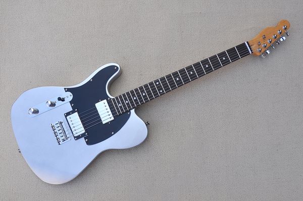 factory custom metal silver electric guitar with rosewood fretboard,left handed,hh pickups,can be customized
factory custom metal silver electric guitar with rosewood fretboard,left handed,hh pickups,can be customized