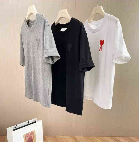 version fashion designerhigh spring and summer love color short sleeve t-shirt men's women's same versatile t-shirt, White
version fashion designerhigh spring and summer love color short sleeve t-shirt men's women's same versatile t-shirt, White