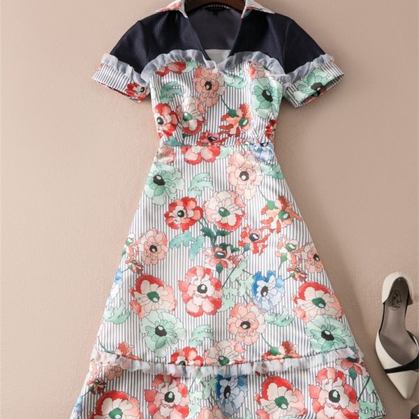 casual dresses wind printed ruffle skirt elegant, slim and women's dress summer ip5h, Black;gray
casual dresses wind printed ruffle skirt elegant, slim and women's dress summer ip5h, Black;gray