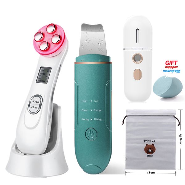 new ultrasonic skin scrubber facial cleansing peeling machine blackhead remover pore cleaner ems led anti aging facial massagern
new ultrasonic skin scrubber facial cleansing peeling machine blackhead remover pore cleaner ems led anti aging facial massagern