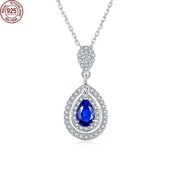 water drop shape pendant necklace 925 sterling silver sapphire blue stone fine jewelry for women christmas gifts sn612
water drop shape pendant necklace 925 sterling silver sapphire blue stone fine jewelry for women christmas gifts sn612
