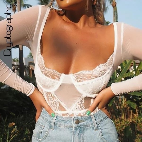 cryptographic long sleeve mesh lace bodysuit autumn hollow out sheer teddies jumpsuits slim fashion body club bodysuit y200401, Black;white
cryptographic long sleeve mesh lace bodysuit autumn hollow out sheer teddies jumpsuits slim fashion body club bodysuit y200401, Black;white