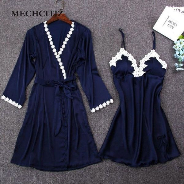 mechcitiz women lace silk robe & gown set sleep dressbathrobe two piece 5 color robe bridesmaid wedding sleepwear y200425, Black;red
mechcitiz women lace silk robe & gown set sleep dressbathrobe two piece 5 color robe bridesmaid wedding sleepwear y200425, Black;red