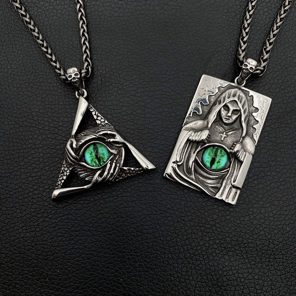 hades hades devil's eye pendant titanium steel necklace men's trendy hip-hop personality accessories jewelry gift, Silver
hades hades devil's eye pendant titanium steel necklace men's trendy hip-hop personality accessories jewelry gift, Silver