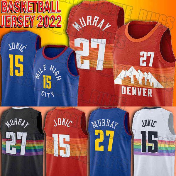 nikola 15 stitched jokic jersey basketball jamal 27 murray jerseys uniform 2022 city, Black;red
nikola 15 stitched jokic jersey basketball jamal 27 murray jerseys uniform 2022 city, Black;red