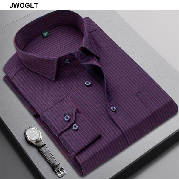 45kg100kg business casual long sleeved shirt classic purple blue striped male social dress shirts 210412, White;black
45kg100kg business casual long sleeved shirt classic purple blue striped male social dress shirts 210412, White;black