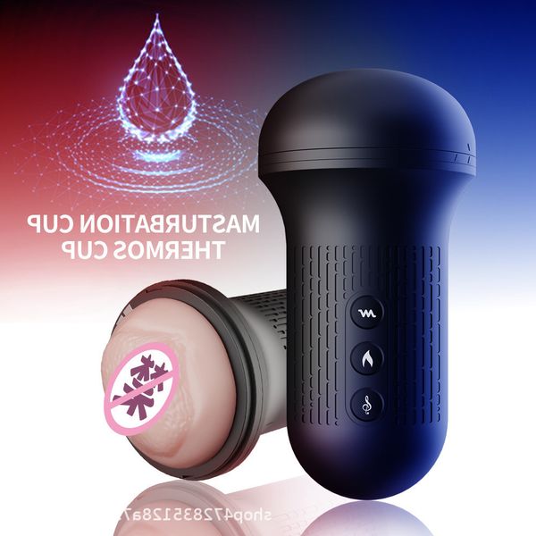 50% off discount thermos cup products male masturbator full automatic heating vibration aircraft couple's store, White
50% off discount thermos cup products male masturbator full automatic heating vibration aircraft couple's store, White