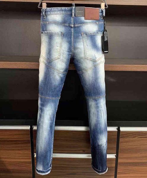 jeans mens luxury designer skinny ripped cool guy causal hole denim fashion brand fit men washed, Blue
jeans mens luxury designer skinny ripped cool guy causal hole denim fashion brand fit men washed, Blue