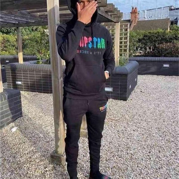 hoodies trapstar decoding hooded sportswear-gray revolution medium and women's sportswear suit set229e, Black
hoodies trapstar decoding hooded sportswear-gray revolution medium and women's sportswear suit set229e, Black