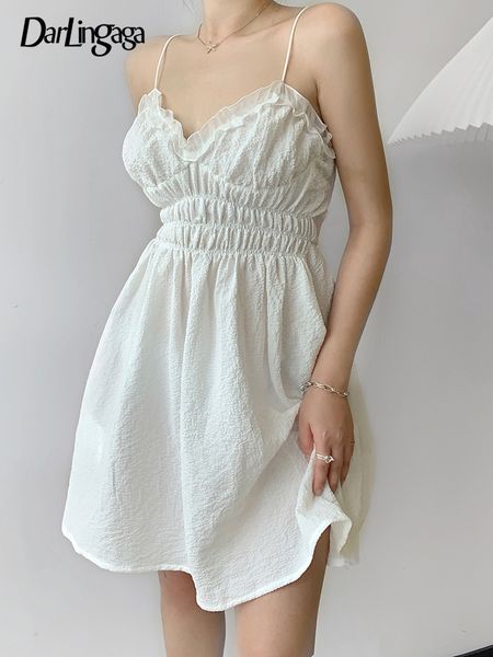 korean fashion ruffles summer white dress women backless lace up ruched slip dresses mini solid sundress beach outfit, Black;gray
korean fashion ruffles summer white dress women backless lace up ruched slip dresses mini solid sundress beach outfit, Black;gray