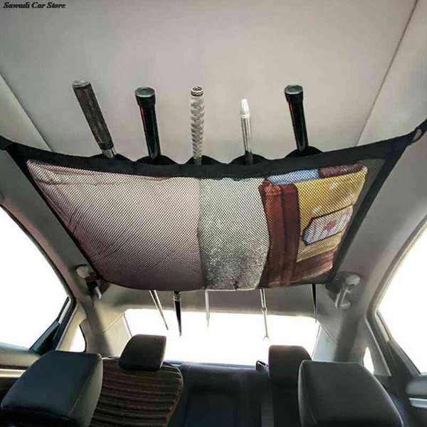 2pc portable car ceiling storage net pocket roof interior cargo net bag car trunk storage pouch sundries storage organizer auto rv y220414
2pc portable car ceiling storage net pocket roof interior cargo net bag car trunk storage pouch sundries storage organizer auto rv y220414