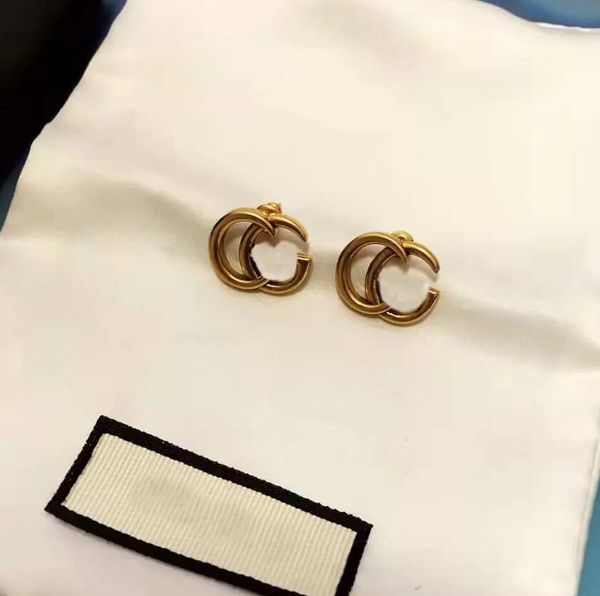 brand designer classic style letter stud earrings aretes ladies fashion simple jewelry, Golden;silver
brand designer classic style letter stud earrings aretes ladies fashion simple jewelry, Golden;silver