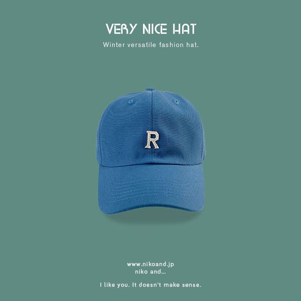 2022 fashion street hat letter r flat cap women's soft ins casual outdoor new hats men's and women's baseball caps, Blue;gray
2022 fashion street hat letter r flat cap women's soft ins casual outdoor new hats men's and women's baseball caps, Blue;gray