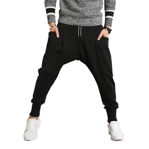 men's pants 2022 high-end pure cotton sports casual harem men spring autumn morning walks and feet slim solid color trousers, Black
men's pants 2022 high-end pure cotton sports casual harem men spring autumn morning walks and feet slim solid color trousers, Black